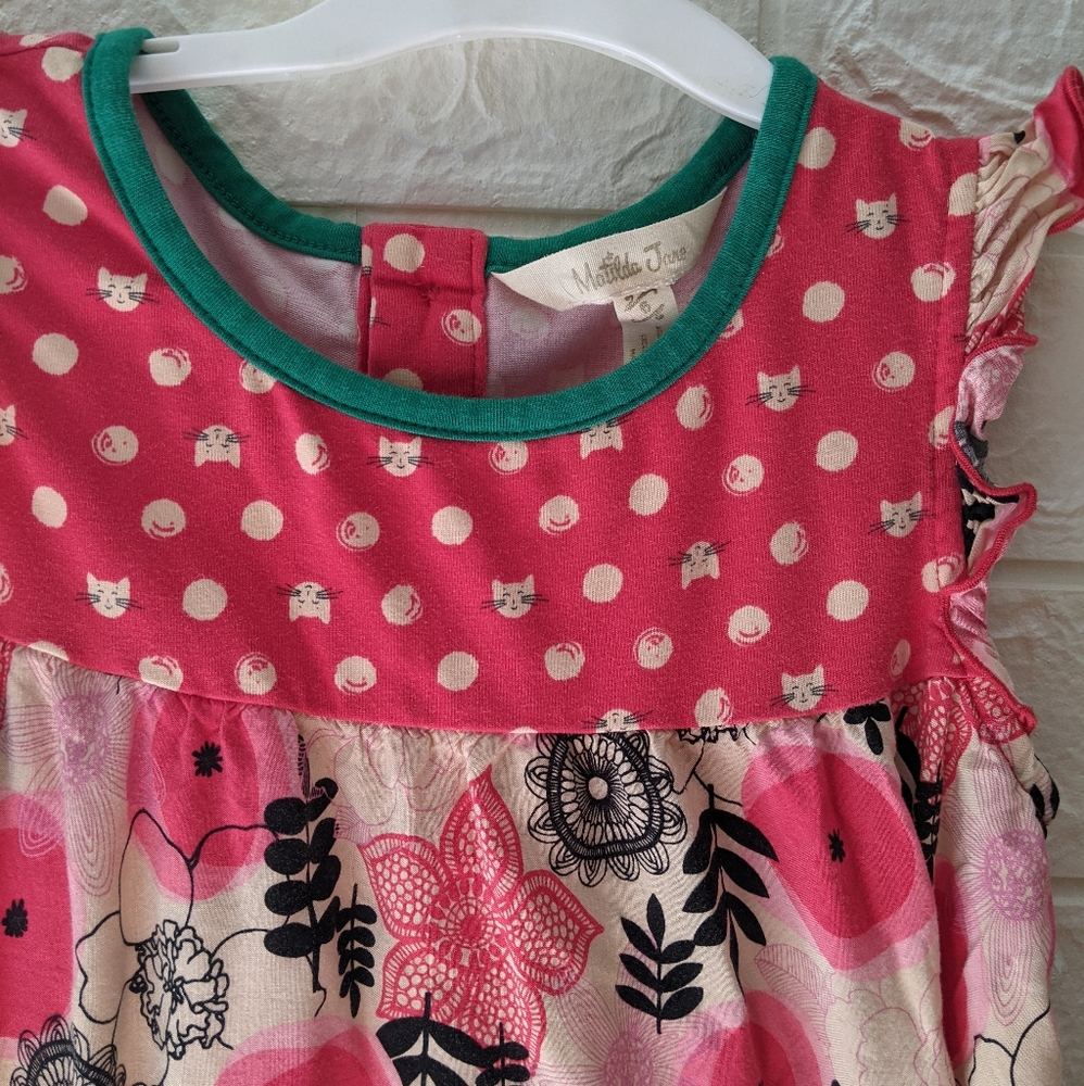 Girls Red Matilda Jane dress